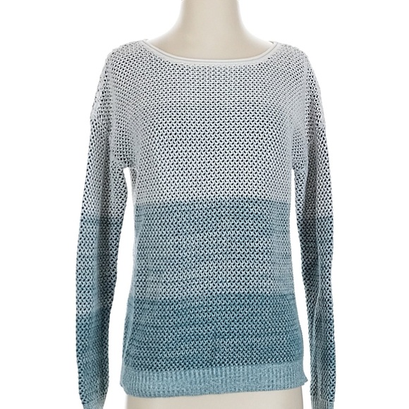 Vince Ombre Jacquard Crew Sweater S - Picture 3 of 4